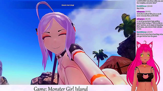 Neko Teases Voluptuous Beast Girls in Sultry VTuber Game Night Fantasies