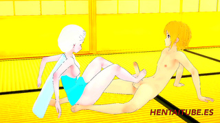 Elsa Yields to Desire in Sensual Frozen Hentai Foot Worship Scene