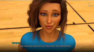 Student Tempts Busty Gym Instructor in Forbidden School Romance Fantasy