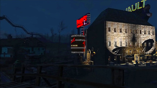 Jill Valentines Hot Encounter in a Neon-Lit Fallout 4 Anime Bar