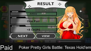Anime Girls Raise Stakes with Sensual Strip Teases in Wild Poker Match