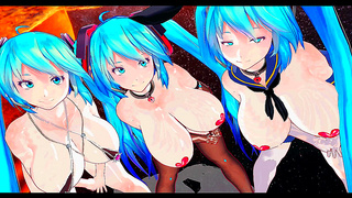 MMD Pair Ignites Stage With Dance Before Surrendering to Hot Hentai Lust