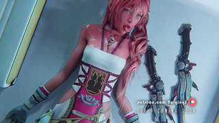 Serah Farron Locks Eyes as She Receives Deep creampie in Steamy 3D Fuck session