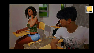 Laylas Hot lesbian Tryst with a Busty MILF in Sensual 3D Hentai Adventure