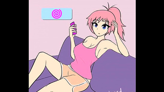 Cute Anime Girl Enjoys Hot Hentai Adventures with Sultry Twists