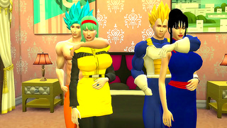 Dragon Ball Wives Swap Husbands for Hot Forbidden Affairs