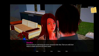 Stepsis Teases Stepdad with Lush Curves in Hot 3D Hentai Fantasy