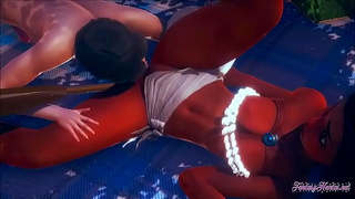 Moana Tempts Maui in Hot Tropical Hentai Tryst Ending with Creampie Climax