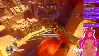 Neko Gets Spicy Discipline Mid-Overwatch Stream – Wild Anime Encounter