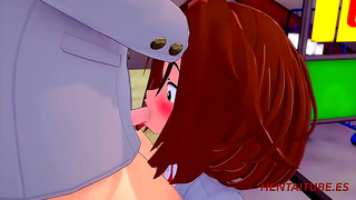 Momo Uraraka Explore Forbidden Desires with Big Toys in Hot MHA Fantasy