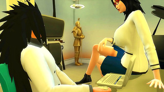 Madara Walks In On Student Watching Hentai – Sparks Wild Threesome Fantasy