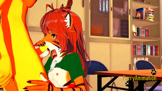 Futa Wolf Tigress Tease Until Explosive 3D Creampie Glory