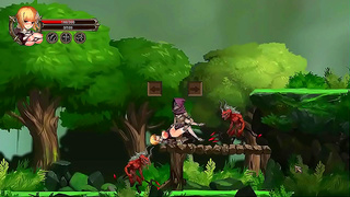 Blonde Goddess Seduces Asmodeus in Fiery Demon Encounter