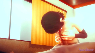Sarada Teases Naruto with Sensual Oral Creampie Fun – Immersive POV Encounter