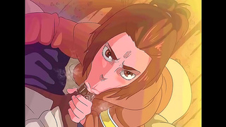 Gabi Tempts Eren with Hot Blowjob Action in Steamy AOT Encounter