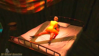 Tigress Rides Hard on Thick Cock in Wild 3D Hentai Encounter