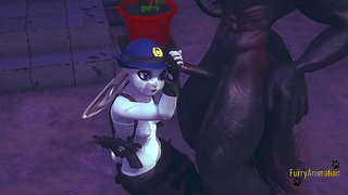 Judy Hopps Hot Furry Liaison: Sensual Touch Tease Takes Over
