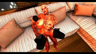 Blonde MILF Surrenders to Massive Black Cock Anal in Wild Hentai creampie Fantasy