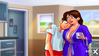 Teen Delights Her Man With Juicy Lollipop Fun in Steamy Summer Romance