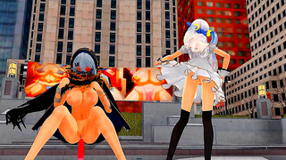 Alluring MMD Beauty Tempts Fate with Steamy Futanari Encounter