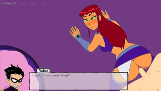 Starfire Seduces Raven with Forbidden Lust in steamy Titan Nights
