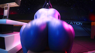 Liara Dominates with Busty Reverse Ride in Steamy Spluckytama 3D Encounter
