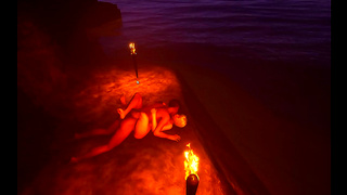 Anime Lovers Heat Up Tropical Paradise with Fiery Beach Romance