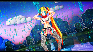 Alluring Anime Goddess Lures You into Hot MMD Indulgence