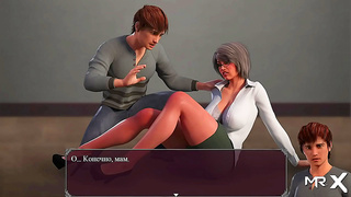 Teen Cartoon Cutie Tempts with Seductive Caresses in Hot Animated Tryst