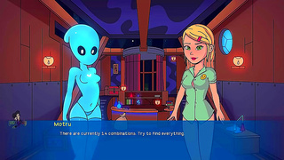 Francines Steamy Alien Tryst in Bikini at Pinewood Camp Adventure