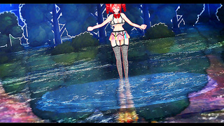 Alluring Hentai Vixen Dances Sensually to Seductive Rhythms in Hypnotic MMD Show
