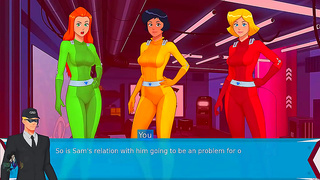 Blonde Redhead Spies Unleash Forbidden Desire in Sultry Anime Encounter