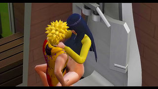 Hinata Tempts Naruto with Sensual Blowjobs Wild Anal Fun in Horny Hentai Adventure
