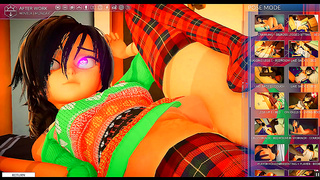 Cute Anime Boyfriend Unwraps Naughty Santa Surprise for Xmas Pleasure