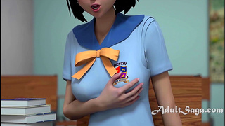 Milf Teacher Gets Pounded Doggystyle by Stud in Hot School Tryst