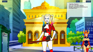 Harley Quinns Teaches Bold Blonde Pleasure in Steamy Animated Tryst