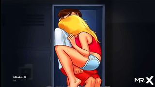 Teen Idol Delights Him with Hot Blowjob Before Sultry Summer Tryst