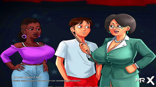 Curvy Teacher Ignites Hot Summer Romance in Tropical Hentai Paradise