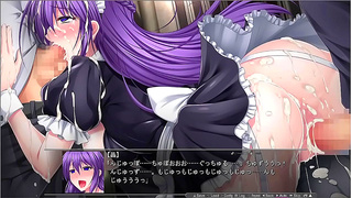 Maid Tempts Hero with Sultry Blowjob in Sensual Senki Mystertia Encounter