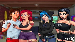Cute Cartoon Boy Finds Hot Romance Under the Sun in Rooftop Escapade