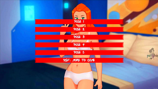 Blonde Redhead Spy on Busty Monster Girls Hot Tryst – Wild Hentai Action