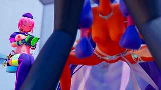 VTubers Ignite Flames with Seductive Bikini Moves and Tempting Striptease Sparks