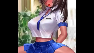 Lewd 3D Cutie Gets Pounded by Professors Huge Dick Until Orgasmic Bliss