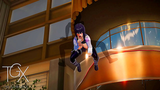 Gamer Babe Rides Huge Monster Dick in Fiery Hentai Fantasy