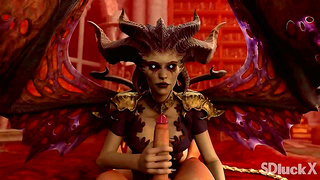 Solanis Seductive 3D Adventure Sparks Hot Blowjob Pleasure