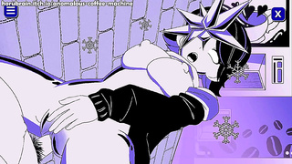 Albedo Embraces Ecstasy: Sensual Blowjob Scenes in Hot Hentai Fantasy