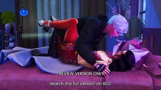 Samui Mizukage Seduce Sarada in Hot 3D Hentai Tryst