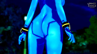 Fiery Anime Duo Ignites Steamy 3D Romance Under Moonlight – LoveSkySan69