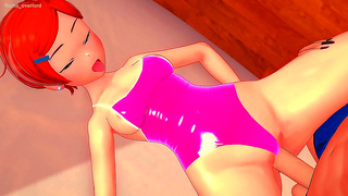 Fiery Redhead Finds Solace in Hot Anonymous Encounter After Breakup