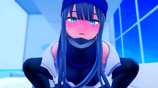 Busty 3D Anime Babe Deepthroats Hard Rod in Steamy Hentai Fuck Fest